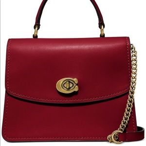 Coach Leather Parker Handle Satchel*NWT